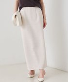 【ルージュヴィフラクレ/Rouge vif la cle】の【セットアップ対応】麻調ダブルクロススカート/ウエストゴム 大人の最旬トレンドファッション＆コーディネート founy(ファウニー) ファッション Fashion レディースファッション Fashion for Women セットアップ Matching Sets スカート・ミニ/ミディ/マキシ Skirts / Mini, Midi & Maxi Skirts ギャザー Gathered, Ruffled サンダル Sandals, Summer Shoes シンプル Simple, Minimal セットアップ Set-Up, Coordinated Outfit バランス Balance, Style Balance パイピング Piping, Trim Design ベスト Vest, Waistcoat ポケット Pocket, Pocket Detail 夏 Summer 春 Spring thumbnail アイボリー|ID: prp329100004986696 ipo3291000000037353024