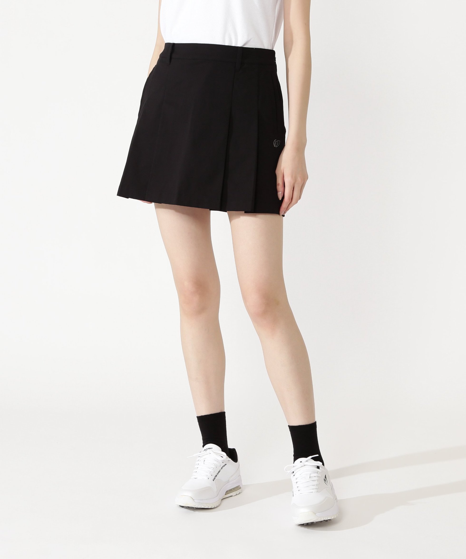 【マスターバニーエディション/MASTER BUNNY EDITION】のポリドビースカート インテリア・キッズ・メンズ・レディースファッション・服の通販 founy(ファウニー) 　ファッション　Fashion　レディースファッション　Fashion for Women　スカート　Skirts　ガーリー　Girly, Feminine Style　クラシック　Classic, Timeless Style　ゴルフ　Golf　プリーツ　Pleats, Pleated　ループ　Loop, Loop Knit　エレガント 上品　Elegant　夏　Summer　軽量　Lightweight, Ultra Light　ブラック|ID: prp329100004986701 ipo3291000000037353042