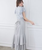 【マジェスティック レゴン/MAJESTIC LEGON】のキラキラレースアップマーメイドスカート 大人の最旬トレンドファッション＆コーディネート founy(ファウニー) ファッション Fashion レディースファッション Fashion for Women スカート Skirts ダウン Down, Puffer マーメイド Mermaid, Fishtail Silhouette 再入荷 Restock / Back in Stock おすすめ Recommended / Our Picks エレガント 上品 Elegant thumbnail グレー|ID: prp329100004986712 ipo3291000000037353080