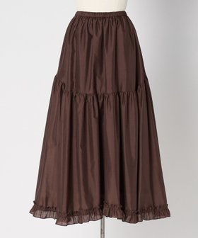 【ドゥロワー/DRAWER】のM.SUMMER シルクティアードスカート 大人の最旬トレンドファッション＆コーディネート founy(ファウニー) ファッション Fashion レディースファッション Fashion for Women スカート Skirts ティアードスカート Tiered Skirts シアー Sheer, See-Through シルク Silk, 100% Silk シンプル Simple, Minimal ティアードスカート Tiered Skirt, Flounced Skirt フォルム Silhouette, Form フラット Flat, Flat Shoes フリル Frill, Ruffle エレガント 上品 Elegant 夏 Summer |ID:prp329100004986733
