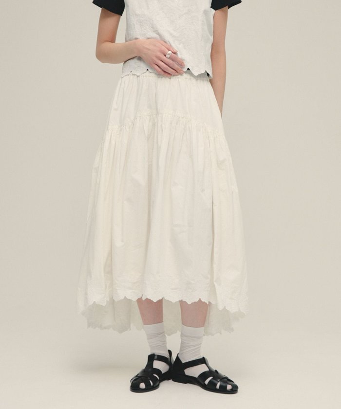 【ジーナシス/JEANASiS】のMade in India Embroidery Skirt インテリア・キッズ・メンズ・レディースファッション・服の通販 founy(ファウニー) https://founy.com/ ファッション Fashion レディースファッション Fashion for Women スカート Skirts おすすめ Recommended / Our Picks キャミソール Camisole, Spaghetti Strap Top セットアップ Set-Up, Coordinated Outfit フレア Flare, Flared エレガント 上品 Elegant |ID: prp329100004986734 ipo3291000000037353236
