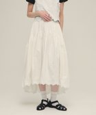 【ジーナシス/JEANASiS】のMade in India Embroidery Skirt 大人の最旬トレンドファッション＆コーディネート founy(ファウニー) ファッション Fashion レディースファッション Fashion for Women スカート Skirts おすすめ Recommended / Our Picks キャミソール Camisole, Spaghetti Strap Top セットアップ Set-Up, Coordinated Outfit フレア Flare, Flared エレガント 上品 Elegant thumbnail オフホワイト|ID: prp329100004986734 ipo3291000000037353237