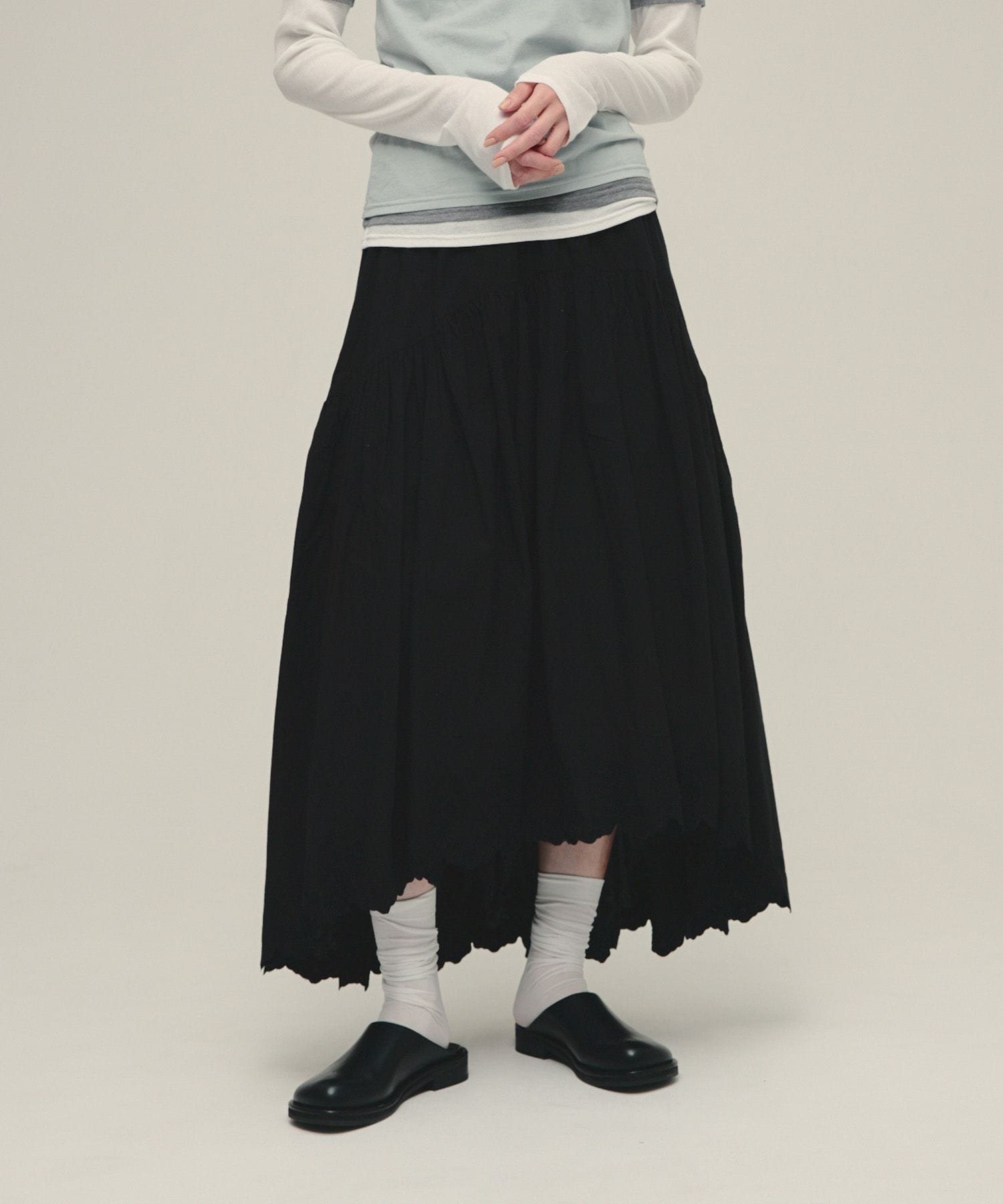 【ジーナシス/JEANASiS】のMade in India Embroidery Skirt インテリア・キッズ・メンズ・レディースファッション・服の通販 founy(ファウニー) 　ファッション　Fashion　レディースファッション　Fashion for Women　スカート　Skirts　おすすめ　Recommended / Our Picks　キャミソール　Camisole, Spaghetti Strap Top　セットアップ　Set-Up, Coordinated Outfit　フレア　Flare, Flared　エレガント 上品　Elegant　ブラック|ID: prp329100004986734 ipo3291000000037353238