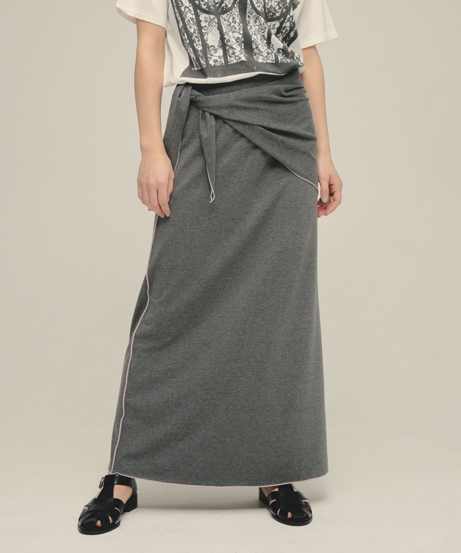 【ジーナシス/JEANASiS】のScarf Narrow Skirt 大人の最旬トレンドファッション＆コーディネート founy(ファウニー) 　ファッション　Fashion　レディースファッション　Fashion for Women　スカート　Skirts　おすすめ　Recommended / Our Picks　シンプル　Simple, Minimal　スカーフ　Scarf, Neckwear　ノースリーブ　Sleeveless, No-Sleeve　フレア　Flare, Flared　ロング　Long, Long-Length　 other-1|ID: prp329100004986735 ipo3291000000037353239