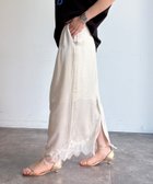 【ドゥドゥ/DouDou】の【WEB限定】レースヘムスカート 大人の最旬トレンドファッション＆コーディネート founy(ファウニー) ファッション Fashion レディースファッション Fashion for Women スカート Skirts サテン Satin, Glossy Fabric スマート Smart, Elegant ポケット Pocket, Pocket Detail レース Lace, Lace Fabric S/S・春夏 SS, Spring/Summer, Warm Season 再入荷 Restock / Back in Stock 夏 Summer エレガント 上品 Elegant 2026年 2026 2026春夏・S/S Spring/Summer 2026 SS26 thumbnail オフホワイト|ID: prp329100004986737 ipo3291000000037353247