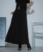 【ページボーイ/PAGEBOY】のスタッズプリーツスリットスカート 大人の最旬トレンドファッション＆コーディネート founy(ファウニー) ファッション Fashion レディースファッション Fashion for Women スカート Skirts スタッズ Studs, Metal Accents スリット Slit, Slit Detail プリーツ Pleats, Pleated ポケット Pocket, Pocket Detail 春 Spring thumbnail ブラック09|ID: prp329100004986740 ipo3291000000037353257
