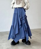 【ページボーイ/PAGEBOY】のジグフリティアードスカート 大人の最旬トレンドファッション＆コーディネート founy(ファウニー) ファッション Fashion レディースファッション Fashion for Women スカート Skirts ティアードスカート Tiered Skirts フリル Frill, Ruffle フレア Flare, Flared ランダム Random, Irregular リラックス Relax, Relaxed Fit 冬 Winter / This Winter thumbnail ブルー84|ID: prp329100004986742 ipo3291000000037353265
