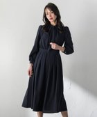 【ビアッジョブルー/Viaggio Blu】のボウタイシャンブレーワンピース 大人の最旬トレンドファッション＆コーディネート founy(ファウニー) ファッション Fashion レディースファッション Fashion for Women ワンピース Dresses インナー Innerwear エレガント 上品 Elegant 春 Spring コンパクト Compact, Small Size ジャケット Jacket, Outerwear フィット Fit, Slim Fit フロント Front, Front Design S/S・春夏 SS, Spring/Summer, Warm Season 夏 Summer 2026年 2026 2026春夏・S/S Spring/Summer 2026 SS26 thumbnail ネイビー|ID: prp329100004986750 ipo3291000000037353287