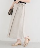 【ルクールブラン/le.coeur blanc】のラップライクスカート 大人の最旬トレンドファッション＆コーディネート founy(ファウニー) ファッション Fashion レディースファッション Fashion for Women スカート Skirts コンパクト Compact, Small Size ショート Short, Short Length シンプル Simple, Minimal タイトスカート Pencil Skirt, Tight Skirt バランス Balance, Style Balance ラップ Wrap, Wrap Design リボン Ribbon, Bow リラックス Relax, Relaxed Fit thumbnail ベージュ|ID: prp329100004986751 ipo3291000000037353309