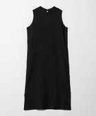 【ユナイテッドアローズ/UNITED ARROWS】のジャガード ノースリーブワンピース A DAY IN THE LIFE 大人の最旬トレンドファッション＆コーディネート founy(ファウニー) ファッション Fashion レディースファッション Fashion for Women ワンピース Dresses アクセサリー Fashion Accessories アンダー Underwear Essentials サンダル Sandals, Summer Shoes シンプル Simple, Minimal ストレート Straight, Straight Cut ノースリーブ Sleeveless, No-Sleeve ペチコート Petticoat, Underskirt ポケット Pocket, Pocket Detail アウトレット Outlet / Clearance 夏 Summer thumbnail BLACK|ID: prp329100004986761 ipo3291000000037353347