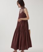 【バビロン/BABYLONE / KIDS】のコットンギャザーワンピース 大人の最旬トレンドファッション＆コーディネート founy(ファウニー) ファッション Fashion キッズファッション Fashion for Kids ワンピース Dresses インド Indian Textile インナー Innerwear ギャザー Gathered, Ruffled シューズ Shoes, Footwear タンク Tank Top, Sleeveless Top フラット Flat, Flat Shoes 再入荷 Restock / Back in Stock おすすめ Recommended / Our Picks 夏 Summer エレガント 上品 Elegant thumbnail ブラウン50|ID: prp329100004986773 ipo3291000000037353416