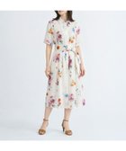 【スキャパ/SCAPA】のビンダフラワーワンピース 大人の最旬トレンドファッション＆コーディネート founy(ファウニー) ファッション Fashion レディースファッション Fashion for Women ワンピース Dresses おすすめ Recommended / Our Picks ガウン Gown, Robe フラワー Flower, Floral リネン Linen, Linen Fabric リボン Ribbon, Bow thumbnail ホワイト|ID: prp329100004986782 ipo3291000000037353447