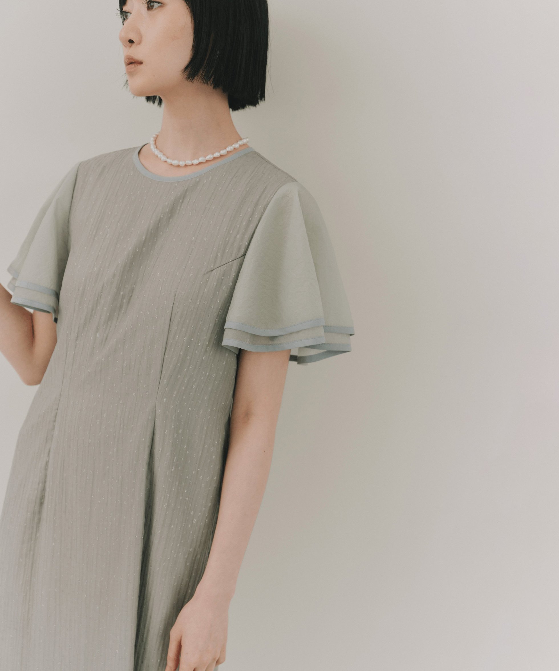 【カエン/Kaene】の結婚式二次会同窓会謝恩会お呼ばれドレス インテリア・キッズ・メンズ・レディースファッション・服の通販 founy(ファウニー) ファッション Fashion レディースファッション Fashion for Women ワンピース Dresses フォーマル・パーティードレス・結婚式用ドレス Elegant & Casual Dresses 春 Spring シューズ Shoes, Footwear スリーブ Sleeve, Long Sleeve / Short Sleeve ドレス Dress, One-Piece パイピング Piping, Trim Design フレア Flare, Flared フレアースリーブ Flared Sleeve, Bell Sleeve ペンシル Pencil, Pencil Skirt S/S・春夏 SS, Spring/Summer, Warm Season おすすめ Recommended / Our Picks 夏 Summer エレガント 上品 Elegant セレモニー Ceremony 結婚式 Wedding ミントグレー|ID: prp329100004986788 ipo3291000000037353473