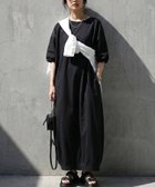 【アンティカ/antiqua】のantiqua 汗染み防止 五分袖 コクーン ロングワンピース レディース NA-00530 大人の最旬トレンドファッション＆コーディネート founy(ファウニー) ファッション Fashion レディースファッション Fashion for Women ワンピース Dresses 春 Spring コクーン Cocoon, Cocoon Silhouette シンプル Simple, Minimal スリーブ Sleeve, Long Sleeve / Short Sleeve バランス Balance, Style Balance フォルム Silhouette, Form フレンチ French, French Style ベーシック Basic, Essential ボトム Bottoms, Lower Wear ボトルネック Bottle Neck, Mock Neck 無地 Plain, Solid Color ロング Long, Long-Length ワイド Wide, Wide Fit ワーク Workwear, Utility Style 夏 Summer 旅行 Travel エレガント 上品 Elegant ビジネス 仕事 通勤 Business / Work / Commuting thumbnail 05 ブラック|ID: prp329100004986794 ipo3291000000037354052