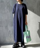 【アンティカ/antiqua】のantiqua 汗染み防止 五分袖 コクーン ロングワンピース レディース NA-00530 大人の最旬トレンドファッション＆コーディネート founy(ファウニー) ファッション Fashion レディースファッション Fashion for Women ワンピース Dresses 春 Spring コクーン Cocoon, Cocoon Silhouette シンプル Simple, Minimal スリーブ Sleeve, Long Sleeve / Short Sleeve バランス Balance, Style Balance フォルム Silhouette, Form フレンチ French, French Style ベーシック Basic, Essential ボトム Bottoms, Lower Wear ボトルネック Bottle Neck, Mock Neck 無地 Plain, Solid Color ロング Long, Long-Length ワイド Wide, Wide Fit ワーク Workwear, Utility Style 夏 Summer 旅行 Travel エレガント 上品 Elegant ビジネス 仕事 通勤 Business / Work / Commuting thumbnail 20 ネイビー|ID: prp329100004986794 ipo3291000000037354055