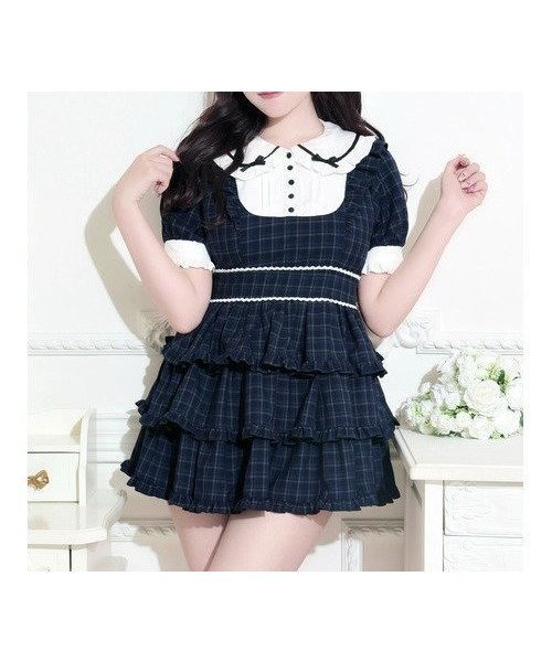 【ノエミ/NOEMIE】のドーリーフリルヨークティアードワンピース インテリア・キッズ・メンズ・レディースファッション・服の通販 founy(ファウニー) 　ファッション　Fashion　レディースファッション　Fashion for Women　ワンピース　Dresses　クラシカル　Classical, Vintage-Inspired　フリル　Frill, Ruffle　緑|ID: prp329100004986797 ipo3291000000037354212
