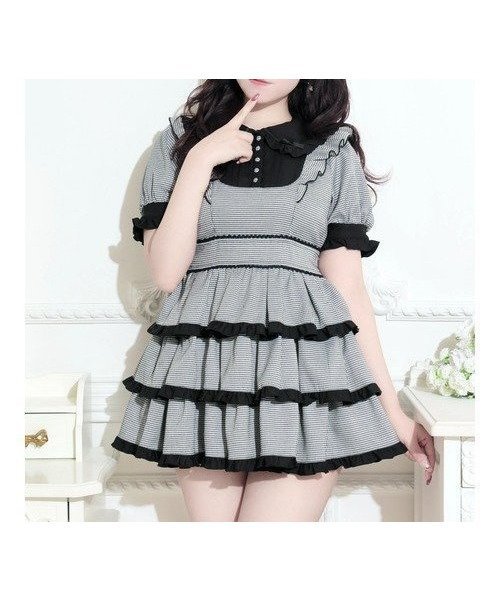 【ノエミ/NOEMIE】のドーリーフリルヨークティアードワンピース インテリア・キッズ・メンズ・レディースファッション・服の通販 founy(ファウニー) 　ファッション　Fashion　レディースファッション　Fashion for Women　ワンピース　Dresses　クラシカル　Classical, Vintage-Inspired　フリル　Frill, Ruffle　A柄|ID: prp329100004986797 ipo3291000000037354213