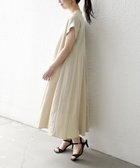 【シップス/SHIPS】のSHIPS any 洗濯機可能 ツイル バンドカラー フレンチ フレア シャツ ワンピース ベージュ|ID:prp329100004986840