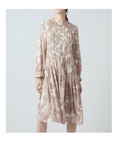 【アクアスキュータム/Aquascutum】のペイズリープリントドレス 大人の最旬トレンドファッション＆コーディネート founy(ファウニー) ファッション Fashion レディースファッション Fashion for Women ワンピース Dresses フォーマル・パーティードレス・結婚式用ドレス Elegant & Casual Dresses ウォッシャブル Machine Washable コンパクト Compact, Small Size サテン Satin, Glossy Fabric ジャケット Jacket, Outerwear ドレープ Drape, Draping Fabric フィット Fit, Slim Fit フレア Flare, Flared プリント Print, Printed Pattern ペイズリー Paisley, Ethnic Pattern モチーフ Motif, Design Theme ラグジュアリー Luxury, Elegant エレガント 上品 Elegant ビジネス 仕事 通勤 Business / Work / Commuting |ID:prp329100004986846