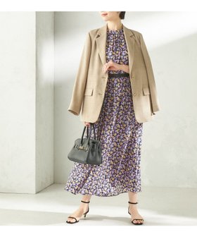 【シップス/SHIPS】の手洗い可能 カッセン フラワー プリント ノースリーブ ワンピース 大人の最旬トレンドファッション＆コーディネート founy(ファウニー) ファッション Fashion レディースファッション Fashion for Women ワンピース Dresses オケージョン Occasion Wear カーディガン Cardigan, Knitwear ギャザー Gathered, Ruffled ジャケット Jacket, Outerwear ドレープ Drape, Draping Fabric ノースリーブ Sleeveless, No-Sleeve フラワー Flower, Floral ブルゾン Blouson, Bomber Jacket プリント Print, Printed Pattern ポケット Pocket, Pocket Detail ロング Long, Long-Length 2026年 2026 2026春夏・S/S Spring/Summer 2026 SS26 |ID:prp329100004986859