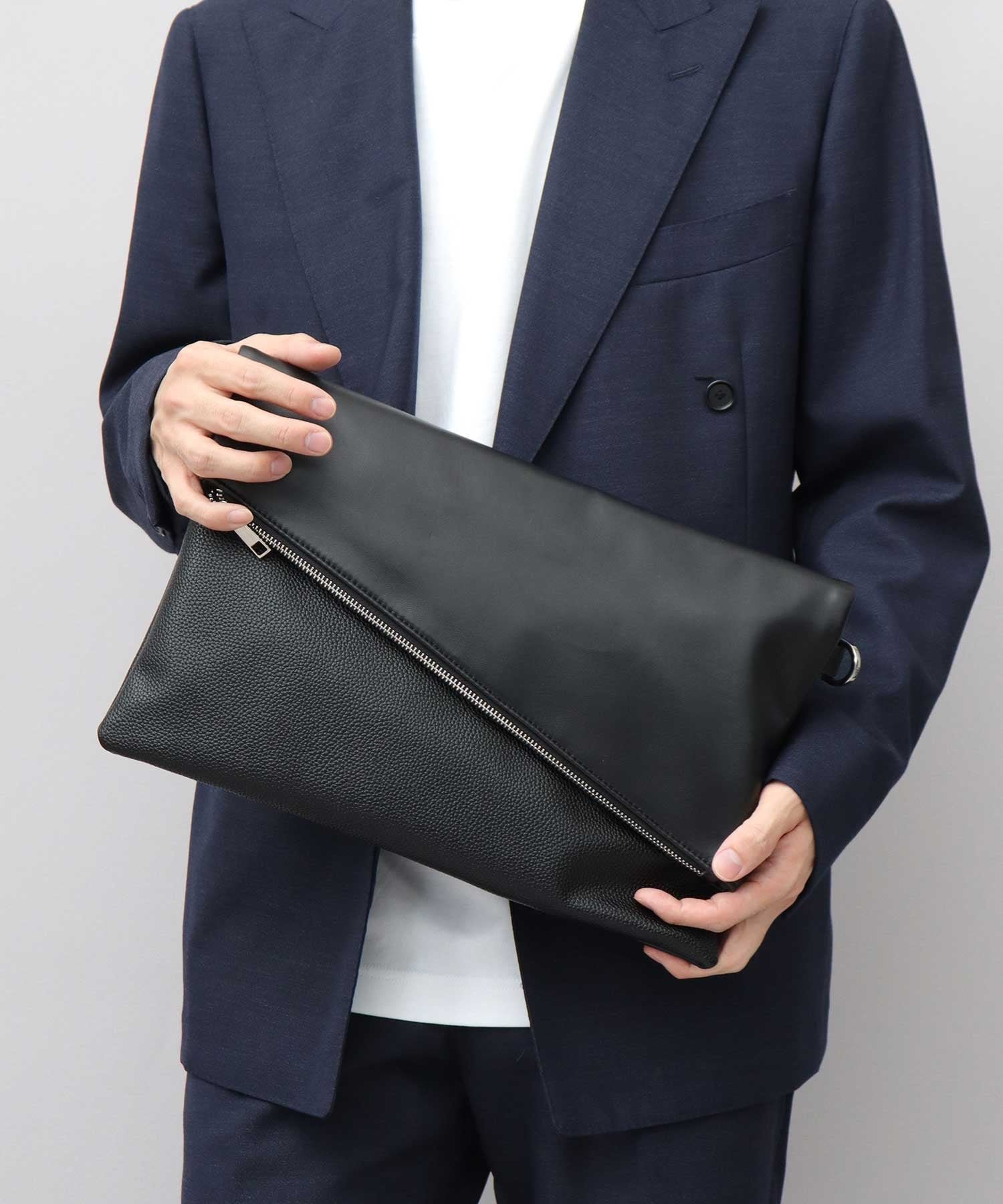【エーエムエス/A.M.S】のクラッチバッグ ショルダーバッグ メンズ レディース 2way 結婚式 冠婚葬祭 インテリア・キッズ・メンズ・レディースファッション・服の通販 founy(ファウニー) 　ファッション　Fashion　レディースファッション　Fashion for Women　バッグ　Bags　クラッチ　Clutch, Clutch Bag　シルバー　Silver, Metallic Silver　スタンダード　Standard, Basic　スマート　Smart, Elegant　財布　Wallet, Purse　雑誌　Magazine, Fashion Magazine　タッセル　Tassel, Fringe　トレンド　Trend, Trending Now　ドレス　Dress, One-Piece　フォーマル　Formal, Dressy　フラップ　Flap, Flap Pocket　ポケット　Pocket, Pocket Detail　メタル　Metal, Metal Parts　メンズ　Men's, Menswear　ラップ　Wrap, Wrap Design　卒業式　Graduation Ceremony　結婚式　Wedding　披露宴　Wedding Reception　二次会　After Party　ブラック-A|ID: prp329100004986888 ipo3291000000037357248