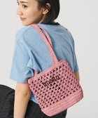【ビューティ&ユース ユナイテッドアローズ/BEAUTY&YOUTH / UNITED ARROWS】の【別注】 MIORA ラフィア ロゴ トートバッグ 大人の最旬トレンドファッション&コーディネート founy(ファウニー) ファッション Fashion レディースファッション Fashion for Women バッグ Bags 春 Spring 透かし Cut-Out, Lacework フロント Front, Front Design 別注 Limited Edition, Custom Order ラフィア Raffia, Natural Straw S/S・春夏 SS, Spring/Summer, Warm Season 夏 Summer thumbnail PINK|ID: prp329100004986900 ipo3291000000037357311