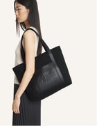 【メゾン キツネ/MAISON KITSUNE】のCANVAS AND LEATHER LARGE TOTE 大人の最旬トレンドファッション＆コーディネート founy(ファウニー) ファッション Fashion レディースファッション Fashion for Women バッグ Bags 春 Spring キャンバス Canvas, Canvas Fabric コレクション Collection, Seasonal Line パッチ Patch, Appliqué フォックス Fox, Fox Fur フラット Flat, Flat Shoes フロント Front, Front Design ポケット Pocket, Pocket Detail ライニング Inner Lining, Inner Fabric, Lined S/S・春夏 SS, Spring/Summer, Warm Season 夏 Summer 旅行 Travel thumbnail BLACK|ID: prp329100004986906 ipo3291000000037357326