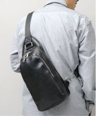 【エーエムエス/A.M.S】のボディバッグ ショルダーバッグ メンズ 斜めがけ スプリットレザー レジスタ ブラック|ID: prp329100004986921 ipo3291000000037357375