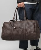 【エーエムエス/A.M.S】のボストンバッグ メンズ 旅行 ゴルフ 編み込み レザー 2way レジスタ ダークブラウン|ID: prp329100004986942 ipo3291000000037357439