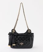 【ナイスクラップ/NICE CLAUP】のチェーンショルダー2WAYバッグ 大人の最旬トレンドファッション&コーディネート founy(ファウニー) ファッション Fashion レディースファッション Fashion for Women バッグ Bags 2026年 2026 2026春夏・S/S Spring/Summer 2026 SS26 キルティング Quilted, Quilting コンパクト Compact, Small Size ショルダー Shoulder, Shoulder Strap チェーン Chain, Chain Strap チャーム Charm, Pendant リボン Ribbon, Bow エレガント 上品 Elegant 再入荷 Restock / Back in Stock thumbnail ブラック|ID: prp329100004986943 ipo3291000000037357443