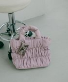 【グローバルワーク/GLOBAL WORK】の推しごとギャザーミニトート/629375 大人の最旬トレンドファッション＆コーディネート founy(ファウニー) ファッション Fashion レディースファッション Fashion for Women バッグ Bags おすすめ Recommended / Our Picks コンパクト Compact, Small Size ショルダー Shoulder, Shoulder Strap シンプル Simple, Minimal チャーム Charm, Pendant トレンド Trend, Trending Now ハンド Hand, Handmade フォルム Silhouette, Form ポケット Pocket, Pocket Detail ポーチ Pouch, Small Case thumbnail ラベンダー92|ID: prp329100004986948 ipo3291000000037357475