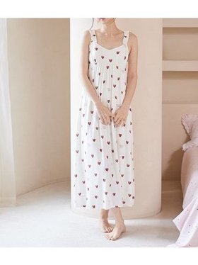 【ジェラート ピケ/gelato pique】の【接触冷感】ハート柄カップインワンピース 大人の最旬トレンドファッション＆コーディネート founy(ファウニー) ファッション Fashion レディースファッション Fashion for Women ワンピース Dresses シャーリング Shirring, Ruched スマート Smart, Elegant 手描き Hand-Drawn, Illustrated なめらか Smooth, Silky Texture プリント Print, Printed Pattern ラップ Wrap, Wrap Design おすすめ Recommended / Our Picks お家時間・ステイホーム Stay Home / At Home |ID:prp329100004986970