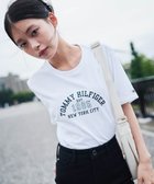 【トミーヒルフィガー/TOMMY HILFIGER】の【オンライン限定】【ユニセックス】トミーヒルフィガー アーチロゴTシャツ ホワイトYCI|ID: prp329100004987026 ipo3291000000037358387