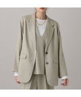 【グローバルワーク/GLOBAL WORK】のMATINEE LINE/ツィードライク/シングルジャケット/625090 大人の最旬トレンドファッション＆コーディネート founy(ファウニー) ファッション Fashion レディースファッション Fashion for Women アウター Coat / Outerwear Collection レディースジャケット・軽アウター Jackets おすすめ Recommended / Our Picks ジャケット Jacket, Outerwear ストレッチ Stretch, Stretchy Fabric ストレート Straight, Straight Cut セットアップ Set-Up, Coordinated Outfit ボトム Bottoms, Lower Wear ミックス Mix, Mixed Style |ID:prp329100004987044