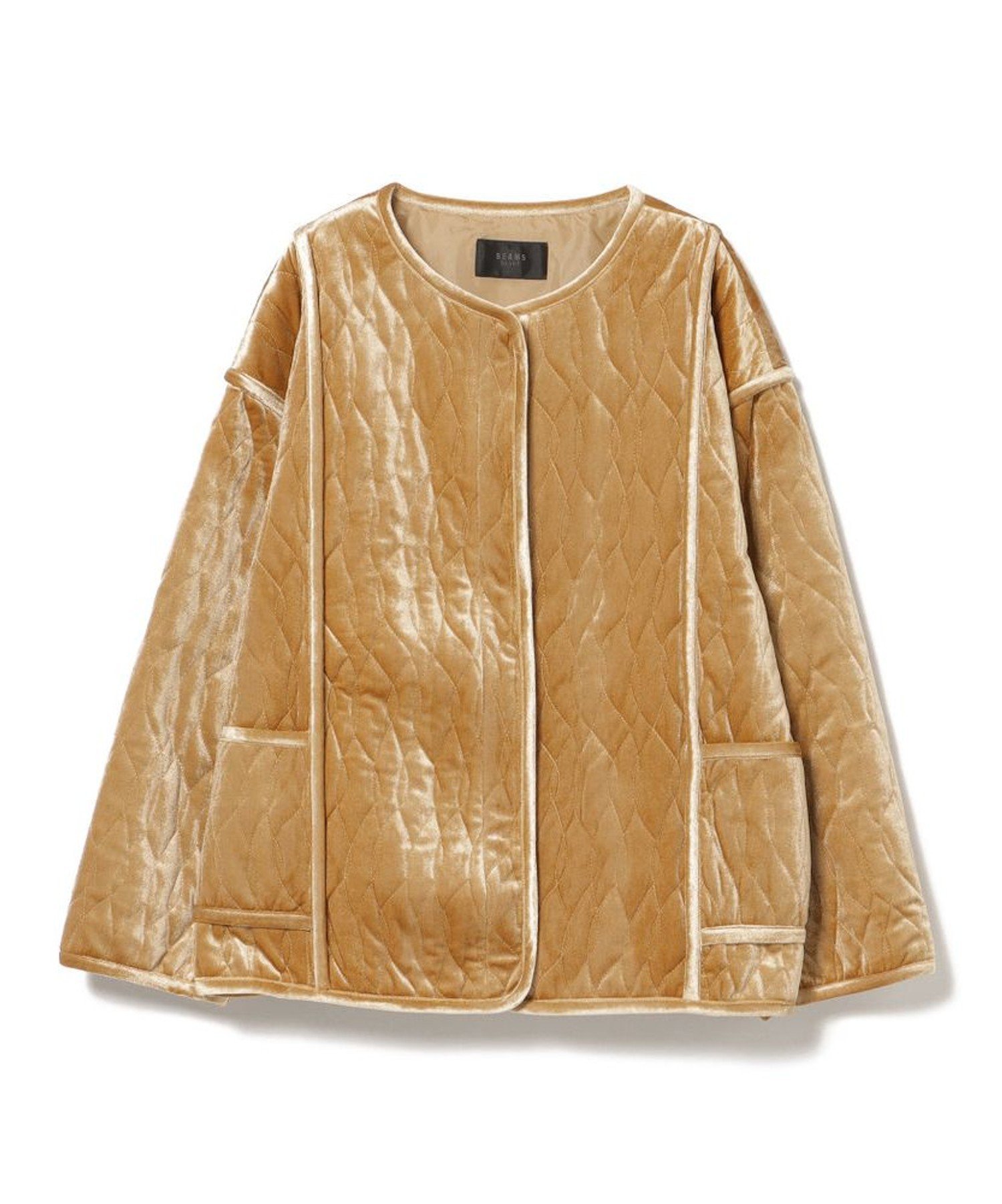 【ビームス ウイメン/BEAMS】のベロア キルティングブルゾン 大人の最旬トレンドファッション＆コーディネート founy(ファウニー) 　ファッション　Fashion　レディースファッション　Fashion for Women　アウター　Coat / Outerwear Collection　ブルゾンジャケット・スポーティアウター　Blouson Jackets　トップス・カットソー　Cut & Sew Tops　ベロアトップス　Velour Tops / Velvet-Look Items　おすすめ　Recommended / Our Picks　インナー　Innerwear　キルティング　Quilted, Quilting　シンプル　Simple, Minimal　スウェット / スエット　Sweatshirt, Sweatwear　ストレート　Straight, Straight Cut　トレンド　Trend, Trending Now　フレア　Flare, Flared　ブルゾン　Blouson, Bomber Jacket　ベロア　Velour, Soft Velvet　ワイド　Wide, Wide Fit　 other-1|ID: prp329100004987049 ipo3291000000037358578