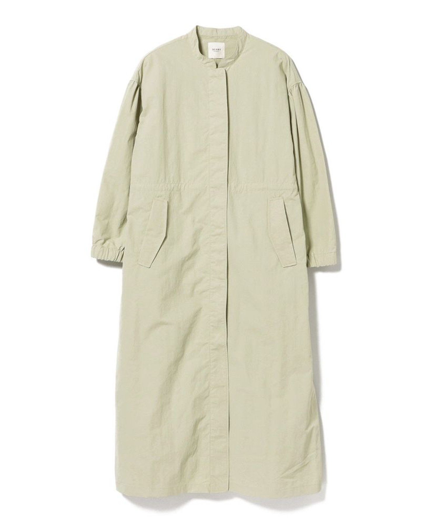 【ビームス ウイメン/BEAMS】のドロスト ロング シャツコート インテリア・キッズ・メンズ・レディースファッション・服の通販 founy(ファウニー) 　ファッション　Fashion　レディースファッション　Fashion for Women　アウター　Coat / Outerwear Collection　コート・ロングコート・ピーコート　Long Coats, Peacoats & More　インナー　Innerwear　ウェーブ　Wavy Pattern　カットソー　Cut and Sewn Top　シンプル　Simple, Minimal　ストライプ　Stripe, Striped Pattern　ストレート　Straight, Straight Cut　スポーティ　Sporty, Casual Athletic　スラックス　Slacks, Dress Pants　ダウン　Down, Puffer　デニム　Denim, Jeans Material　トレンド　Trend, Trending Now　ドローコード　Drawcord, Drawstring Cord　ポケット　Pocket, Pocket Detail　ロング　Long, Long-Length　おすすめ　Recommended / Our Picks　MINT|ID: prp329100004987050 ipo3291000000037358582