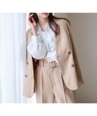 【アンデミュウ/Andemiu】のアソートノーカラージャケット 大人の最旬トレンドファッション＆コーディネート founy(ファウニー) ファッション Fashion レディースファッション Fashion for Women アウター Coat / Outerwear Collection レディースジャケット・軽アウター Jackets ノーカラージャケット / シンプル上品コーデ Collarless Jackets おすすめ Recommended / Our Picks カットソー Cut and Sewn Top シンプル Simple, Minimal ジャケット Jacket, Outerwear ストライプ Stripe, Striped Pattern セットアップ Set-Up, Coordinated Outfit セレモニー Ceremony ビジネス 仕事 通勤 Business / Work / Commuting thumbnail ベージュストライプ|ID: prp329100004987053 ipo3291000000037358591