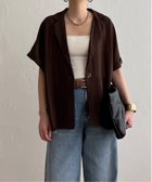 【エルビーシー/LBC】のシアージャケット 大人の最旬トレンドファッション＆コーディネート founy(ファウニー) ファッション Fashion レディースファッション Fashion for Women アウター Coat / Outerwear Collection レディースジャケット・軽アウター Jackets おすすめ Recommended / Our Picks シアー Sheer, See-Through シンプル Simple, Minimal ジャケット Jacket, Outerwear タンク Tank Top, Sleeveless Top デニム Denim, Jeans Material バランス Balance, Style Balance フレアースカート Flared Skirt, A-Line Skirt ワッシャー Washer, Crinkled Finish 半袖 Short Sleeve, Half Sleeve 夏 Summer thumbnail ダークブラウン|ID: prp329100004987060 ipo3291000000037358800