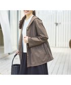 【キャラオクルス/CARA OCRUZ】の【撥水 ストレッチ】フーデッドジャケット ブラウン系|ID: prp329100004987062 ipo3291000000037358805