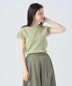 【ビームス ウイメン/BEAMS】の袖レース アイレットニット プルオーバー 大人の最旬トレンドファッション＆コーディネート founy(ファウニー) ファッション Fashion レディースファッション Fashion for Women トップス・カットソー Cut & Sew Tops ニット Knit Tops & Sweaters カジュアルプルオーバー・ニットトップス Pullovers & Knit Tops / Casual Pullovers おすすめ Recommended / Our Picks アイレット Eyelet Lace インナー Innerwear キャミワンピース Cami Dress, Slip Dress コンパクト Compact, Small Size ジャケット Jacket, Outerwear ストレート Straight, Straight Cut ボトム Bottoms, Lower Wear レース Lace, Lace Fabric 夏 Summer thumbnail LIME|ID: prp329100004987067 ipo3291000000037358831