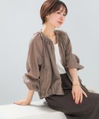 【アーバンリサーチ ロッソ/URBAN RESEARCH ROSSO】のシアーギャザーブルゾン 大人の最旬トレンドファッション＆コーディネート founy(ファウニー) ファッション Fashion レディースファッション Fashion for Women アウター Coat / Outerwear Collection ブルゾンジャケット・スポーティアウター Blouson Jackets ギャザー Gathered, Ruffled シアー Sheer, See-Through シンプル Simple, Minimal バランス Balance, Style Balance フォルム Silhouette, Form フロント Front, Front Design ブルゾン Blouson, Bomber Jacket S/S・春夏 SS, Spring/Summer, Warm Season 夏 Summer 2026年 2026 2026春夏・S/S Spring/Summer 2026 SS26 thumbnail モカ|ID: prp329100004987068 ipo3291000000037358860