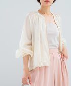 【アーバンリサーチ ロッソ/URBAN RESEARCH ROSSO】のシアーギャザーブルゾン 大人の最旬トレンドファッション＆コーディネート founy(ファウニー) ファッション Fashion レディースファッション Fashion for Women アウター Coat / Outerwear Collection ブルゾンジャケット・スポーティアウター Blouson Jackets ギャザー Gathered, Ruffled シアー Sheer, See-Through シンプル Simple, Minimal バランス Balance, Style Balance フォルム Silhouette, Form フロント Front, Front Design ブルゾン Blouson, Bomber Jacket S/S・春夏 SS, Spring/Summer, Warm Season 夏 Summer 2026年 2026 2026春夏・S/S Spring/Summer 2026 SS26 thumbnail オフホワイト|ID: prp329100004987068 ipo3291000000037358861