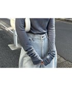 【アンドミー/andme】のテレコ シアー クルーネック 長袖 トップス 大人の最旬トレンドファッション＆コーディネート founy(ファウニー) ファッション Fashion レディースファッション Fashion for Women トップス・カットソー Cut & Sew Tops サロペット Overalls, Salopette シアー Sheer, See-Through テレコ Ribbed, Rib Stitch トレンド Trend, Trending Now 長袖 Long Sleeve, Full Sleeve thumbnail ブルーグレー|ID: prp329100004987077 ipo3291000000037358909