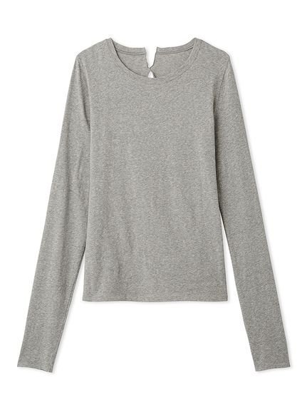 【エミ/emmi】の【ONLINE限定カラーあり】2wayスラブ天竺カットソー インテリア・キッズ・メンズ・レディースファッション・服の通販 founy(ファウニー) 　ファッション　Fashion　レディースファッション　Fashion for Women　トップス・カットソー　Cut & Sew Tops　カットソー・ベーシックTシャツ　Cut-and-Sewn Tops / Stretch Tees & Basics　カットソー　Cut and Sewn Top　ストレッチ　Stretch, Stretchy Fabric　スマート　Smart, Elegant　LGRY[005]|ID: prp329100004987085 ipo3291000000037358965