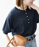 【シップス/SHIPS】のSHIPS any 接触冷感/手洗い可能 ビジュー ヘンリーネック ニット プルオーバー 大人の最旬トレンドファッション＆コーディネート founy(ファウニー) ファッション Fashion レディースファッション Fashion for Women トップス・カットソー Cut & Sew Tops ニット Knit Tops & Sweaters カジュアルプルオーバー・ニットトップス Pullovers & Knit Tops / Casual Pullovers アクセサリー Fashion Accessories インナー Innerwear 洗える Machine Washable サマー Summer, Summer Style ジャケット Jacket, Outerwear スラックス Slacks, Dress Pants スリーブ Sleeve, Long Sleeve / Short Sleeve タイトスカート Pencil Skirt, Tight Skirt デニム Denim, Jeans Material ビジュー Bijou, Jewel-like Accent 夏 Summer ビジネス 仕事 通勤 Business / Work / Commuting 2026年 2026 2026春夏・S/S Spring/Summer 2026 SS26 thumbnail ネイビー|ID: prp329100004987090 ipo3291000000037358992