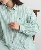 【セットアップセブン/SETUP7】のU.S. POLO ASSN./ロイヤルピンオックス袖バルーンシャツ 大人の最旬トレンドファッション＆コーディネート founy(ファウニー) ファッション Fashion レディースファッション Fashion for Women トップス・カットソー Cut & Sew Tops シャツ・ブラウス・オフィスカジュアル Elegant Blouses & Button-Ups オックス Oxford Fabric クラシカル Classical, Vintage-Inspired シンプル Simple, Minimal スニーカー Sneakers, Trainers スポーツ Sports, Activewear スリーブ Sleeve, Long Sleeve / Short Sleeve センター Center, Center Line デニム Denim, Jeans Material トレンド Trend, Trending Now バルーン Balloon, Balloon Silhouette フェミニン Feminine, Girly ワイド Wide, Wide Fit 再入荷 Restock / Back in Stock エレガント 上品 Elegant thumbnail GRN|ID: prp329100004987093 ipo3291000000037359010