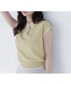 【ナチュラル ビューティー ベーシック/NATURAL BEAUTY BASIC】のバイカラーラインスキッパーニット 大人の最旬トレンドファッション＆コーディネート founy(ファウニー) ファッション Fashion レディースファッション Fashion for Women トップス・カットソー Cut & Sew Tops ニット Knit Tops & Sweaters スキッパー Skipper, Open Collar スリーブ Sleeve, Long Sleeve / Short Sleeve フレンチ French, French Style ポケット Pocket, Pocket Detail thumbnail イエロー2|ID: prp329100004987096 ipo3291000000037359023