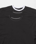【アーバンリサーチ/URBAN RESEARCH】のHANES リバーシブルTシャツ by THE DODO JEAN 大人の最旬トレンドファッション＆コーディネート founy(ファウニー) ファッション Fashion レディースファッション Fashion for Women トップス・カットソー Cut & Sew Tops シャツ・ブラウス・オフィスカジュアル Elegant Blouses & Button-Ups ロングTシャツ・Tシャツ Longline T-Shirts & Tees アンダー Underwear Essentials シンプル Simple, Minimal 定番 Standard, Basic Item リバーシブル Reversible, Two-Sided S/S・春夏 SS, Spring/Summer, Warm Season 夏 Summer 2026年 2026 2026春夏・S/S Spring/Summer 2026 SS26 thumbnail ブラック|ID: prp329100004987102 ipo3291000000037359056