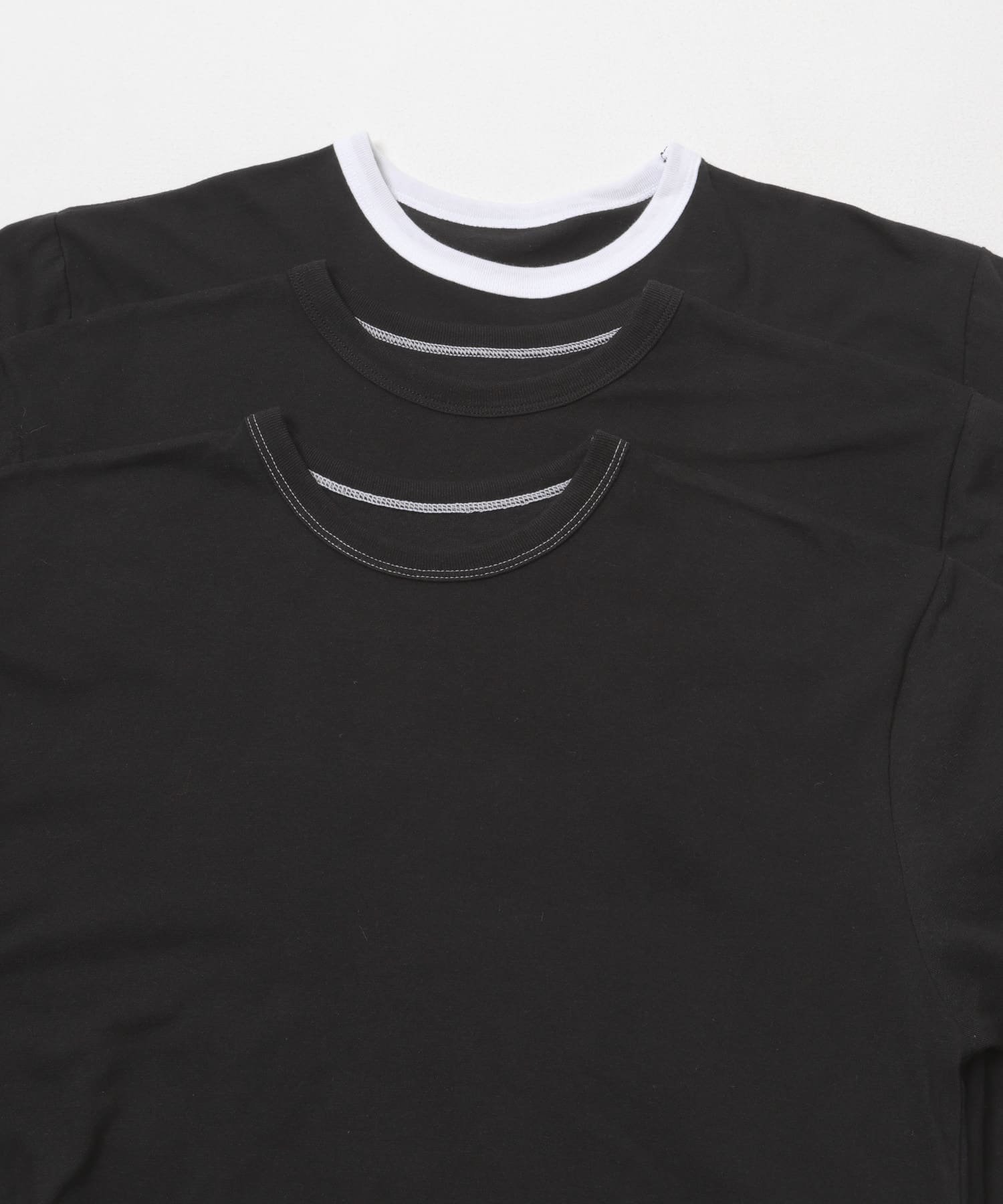 【アーバンリサーチ/URBAN RESEARCH】のHANES リバーシブルTシャツ by THE DODO JEAN インテリア・キッズ・メンズ・レディースファッション・服の通販 founy(ファウニー) 　ファッション　Fashion　レディースファッション　Fashion for Women　トップス・カットソー　Cut & Sew Tops　シャツ・ブラウス・オフィスカジュアル　Elegant Blouses & Button-Ups　ロングTシャツ・Tシャツ　Longline T-Shirts & Tees　アンダー　Underwear Essentials　シンプル　Simple, Minimal　定番　Standard, Basic Item　リバーシブル　Reversible, Two-Sided　S/S・春夏　SS, Spring/Summer, Warm Season　夏　Summer　2026年　2026　2026春夏・S/S　Spring/Summer 2026 SS26　ブラック|ID: prp329100004987102 ipo3291000000037359056