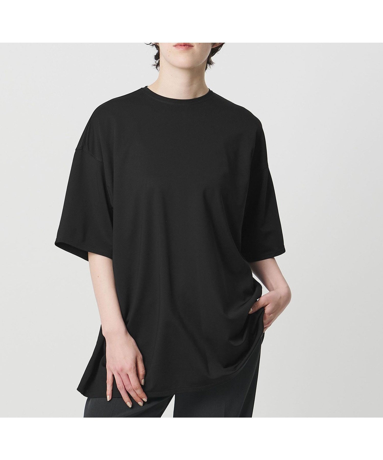 【ビューティ&ユース ユナイテッドアローズ/BEAUTY&YOUTH / UNITED ARROWS】のMARW UNITED ARROWS ポンチ オーバー Tシャツ 接触冷感 大人の最旬トレンドファッション＆コーディネート founy(ファウニー) 　ファッション　Fashion　レディースファッション　Fashion for Women　トップス・カットソー　Cut & Sew Tops　シャツ・ブラウス・オフィスカジュアル　Elegant Blouses & Button-Ups　ロングTシャツ・Tシャツ　Longline T-Shirts & Tees　人気　Popular, Best Seller　エレガント 上品　Elegant　ビジネス 仕事 通勤　Business / Work / Commuting　 other-1|ID: prp329100004987104 ipo3291000000037359061